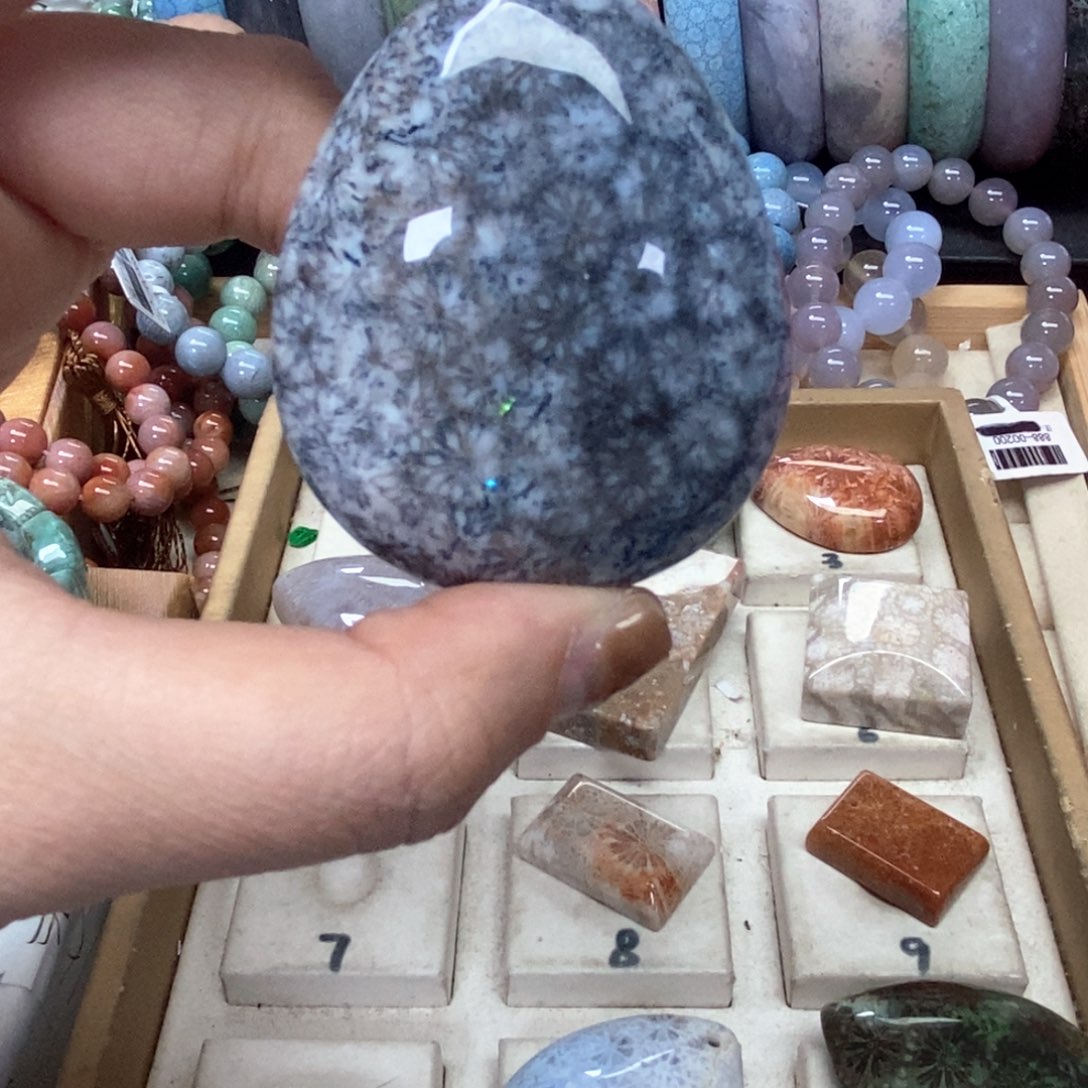 硅化珊瑚（珊瑚玉）手链未镶嵌我***肉011