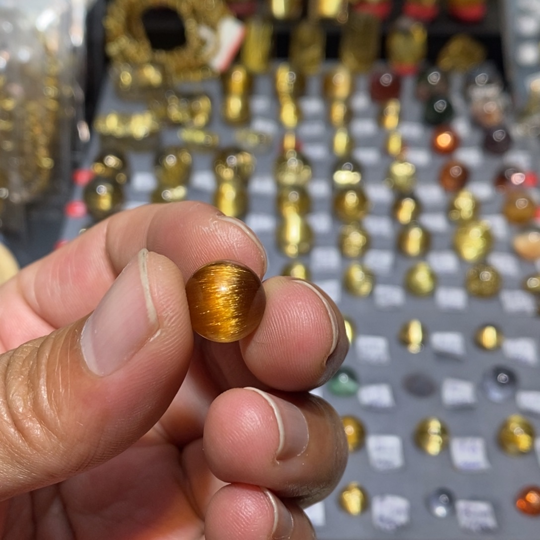 未镶嵌水晶手链铜顺发猫眼单珠12➕