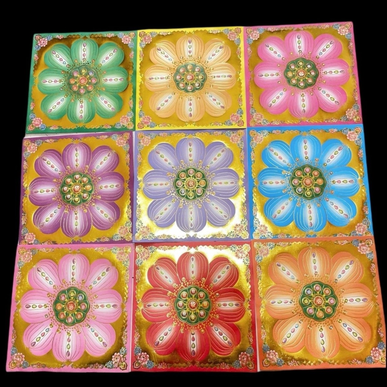 九色琉璃节庆九捆不带教程