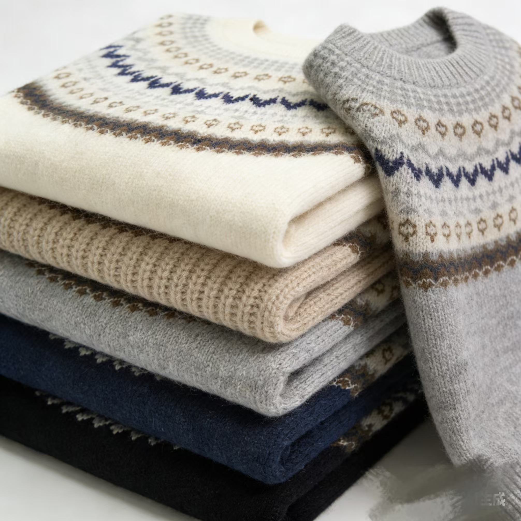 601-699【高质】秋冬新款针织衫套头毛衣时尚百搭纯色加厚F21203