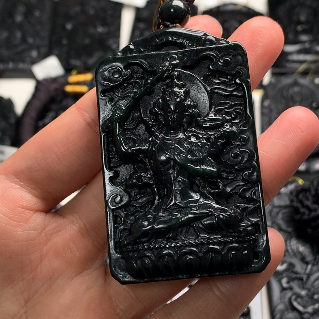 天然a货钢琴黑挂件