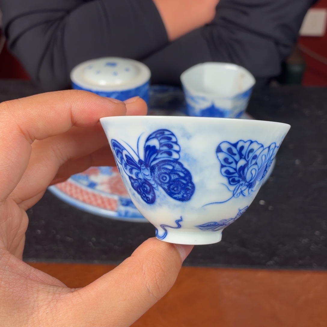 瓷杯子瓷姑娘景德镇陶瓷艺术