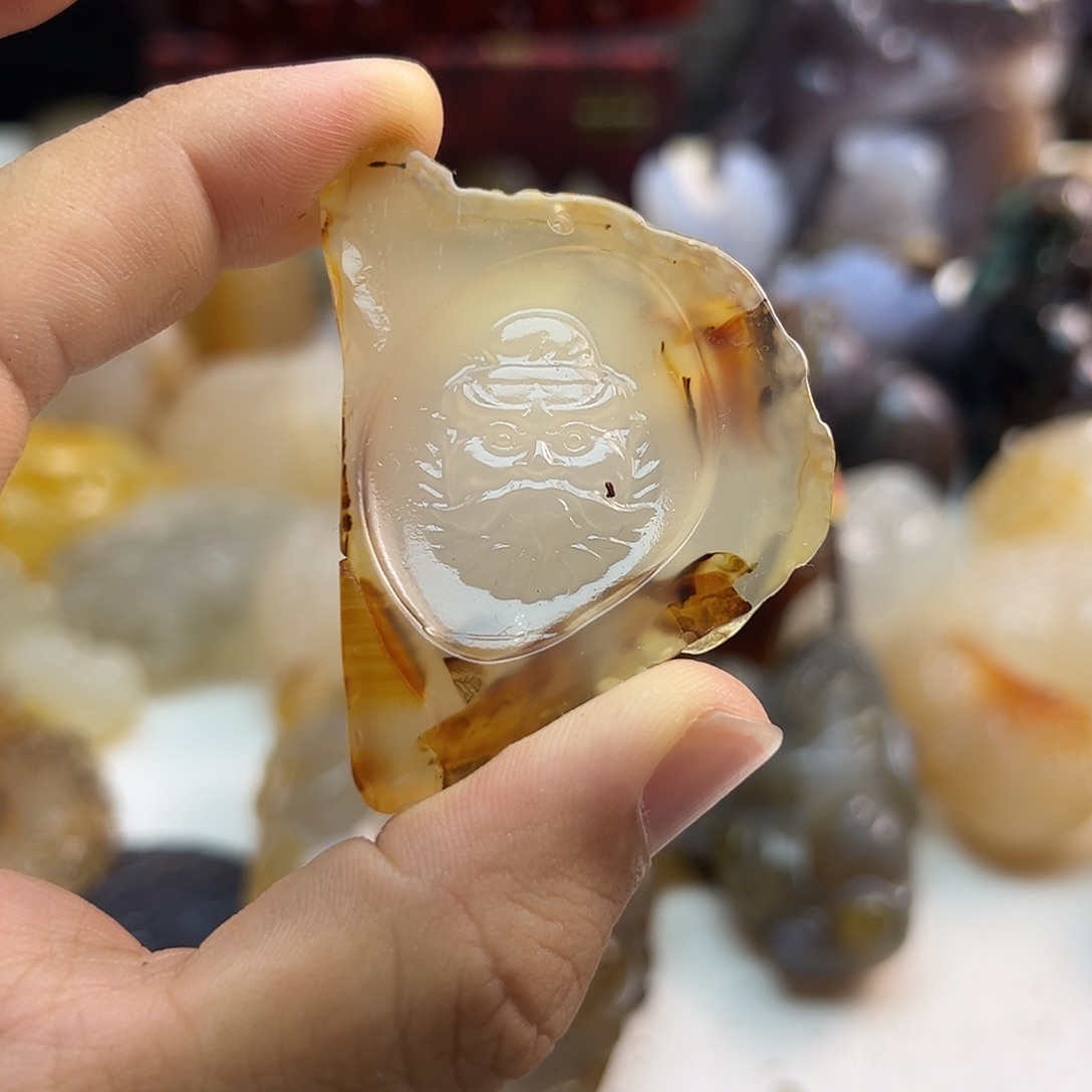 玛瑙/玉髓合金颈饰