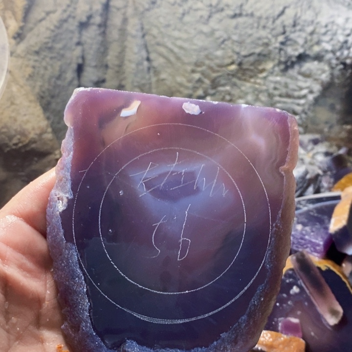 左***右定制玛瑙56手镯不退不换