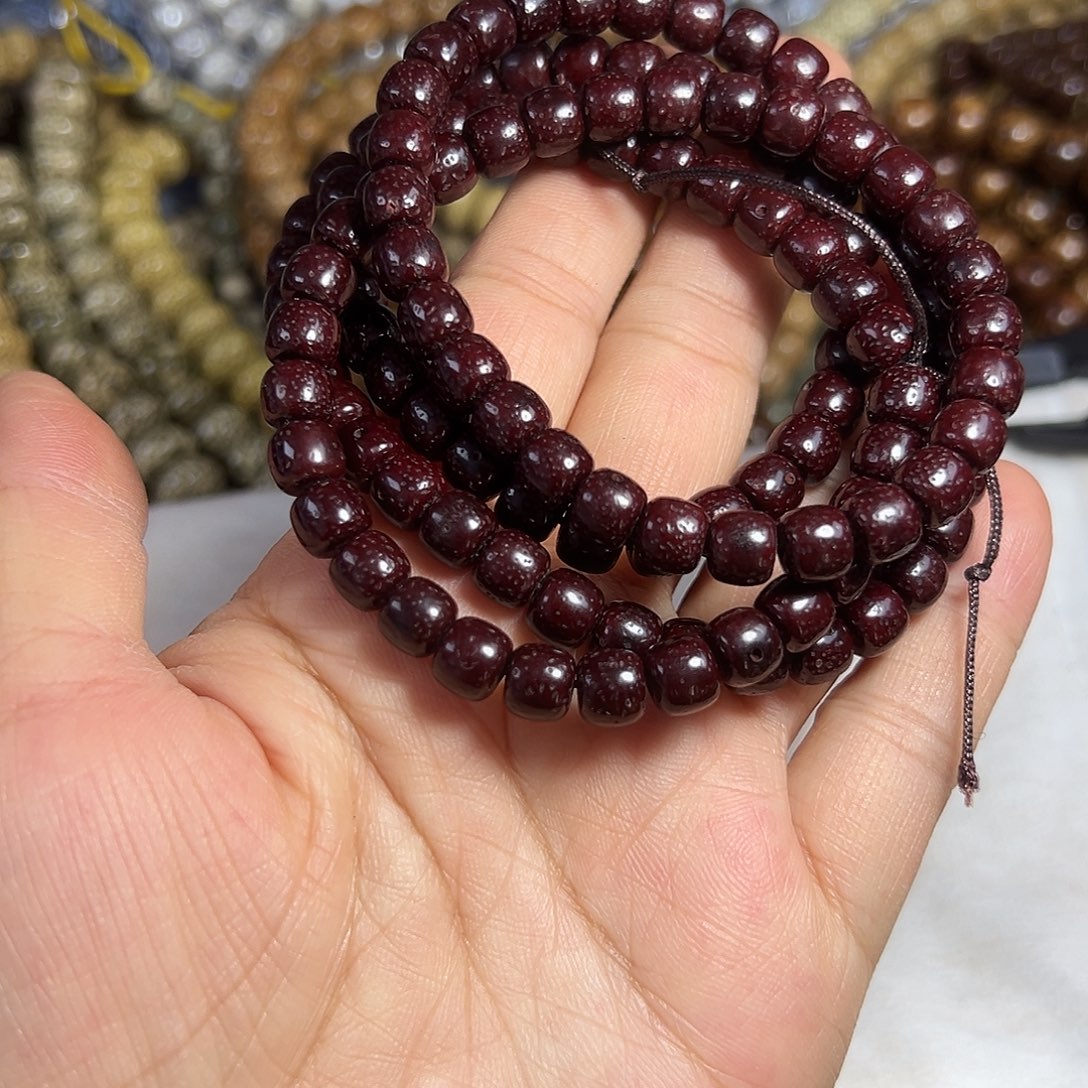 C***宝手串星月菩提星月菩提朱砂供