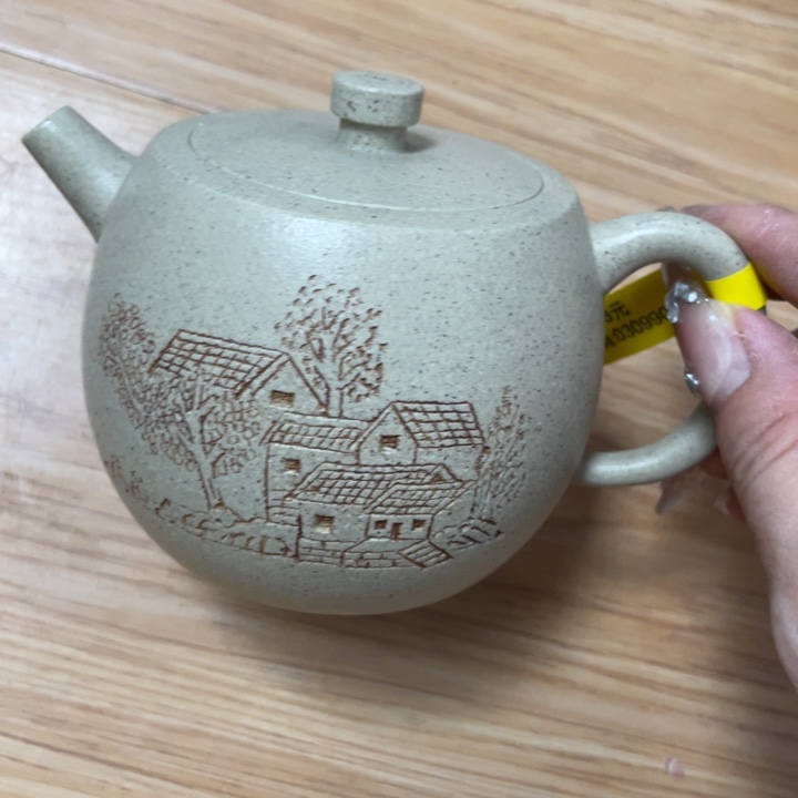 茶壶底槽青紫砂艺术作品