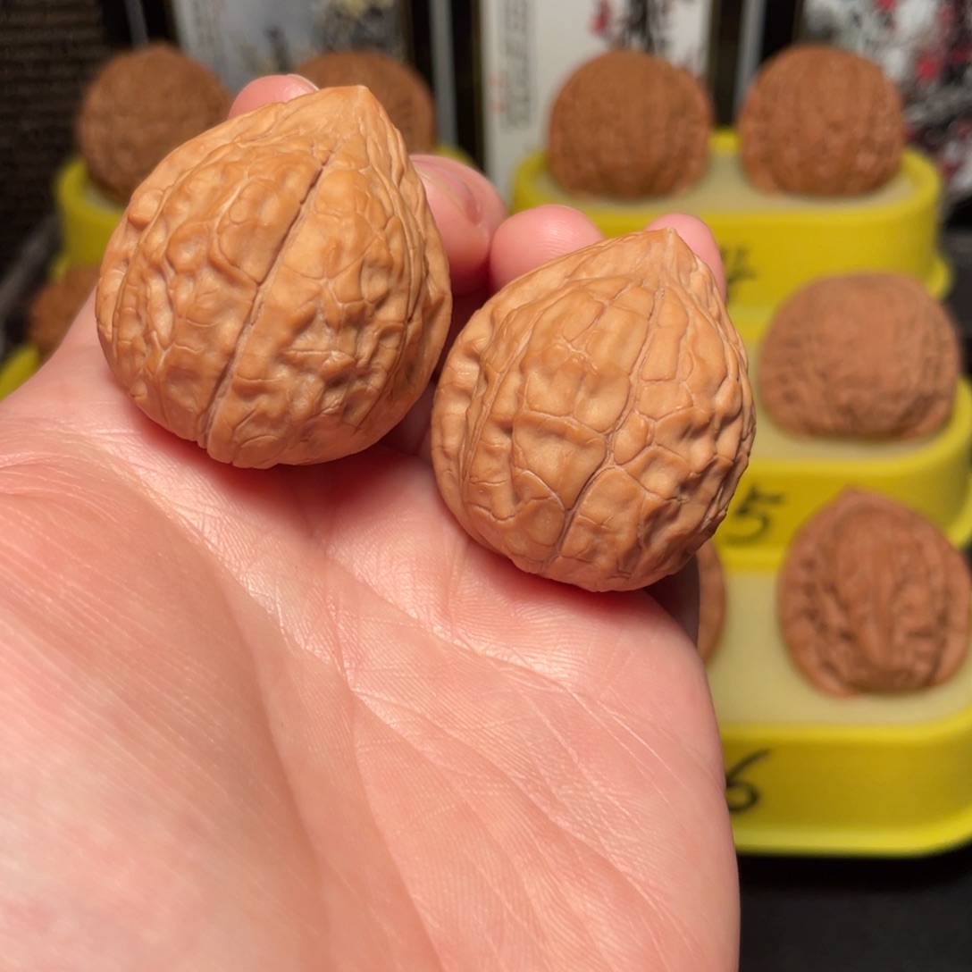 把件文玩核桃33尺龟甲纹核桃