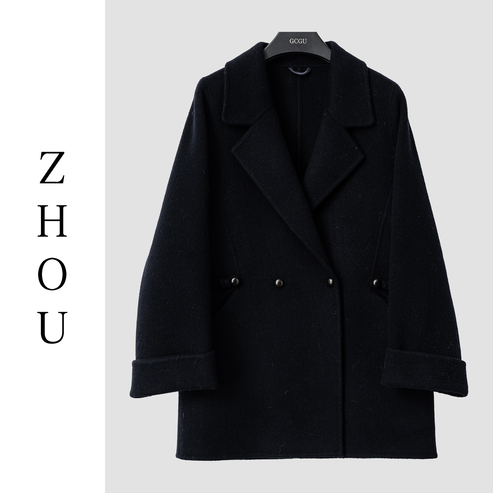 （周哥甄选）金石蓝外套-32479