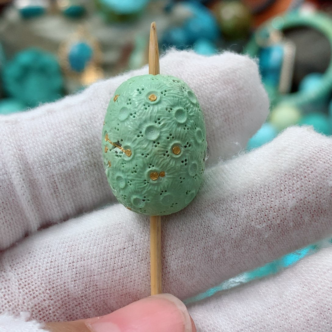 绿松石珠宝奇石未镶嵌