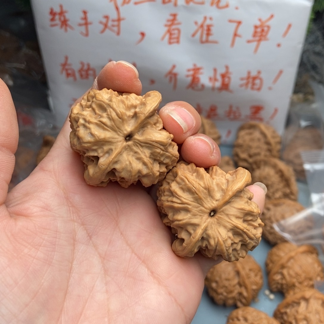 文玩核桃把件野狼14