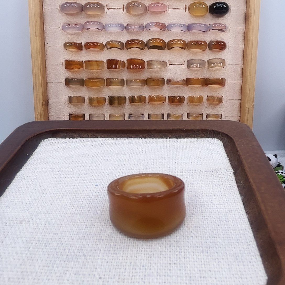 玛瑙/玉髓未镶嵌戒指703港13