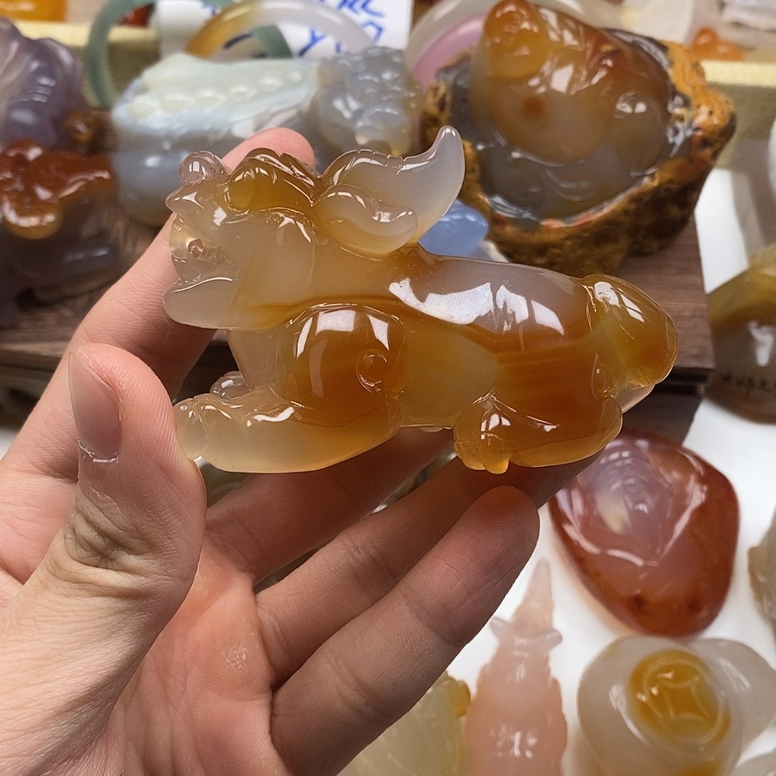 玛瑙/玉髓未镶嵌颈饰