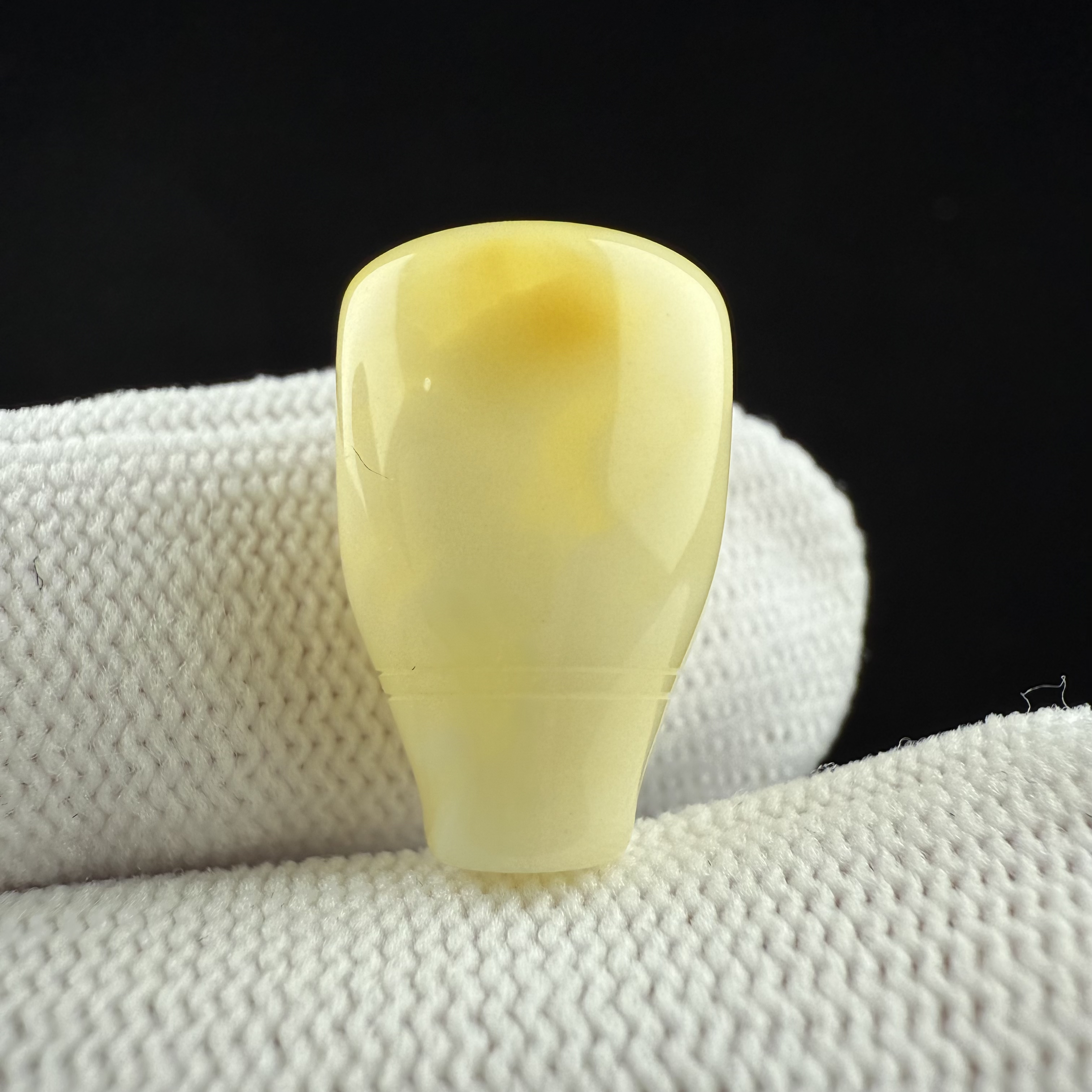 Z6672天然原矿蜜蜡 三通12.2*19.7mm 支持复检假一罚十