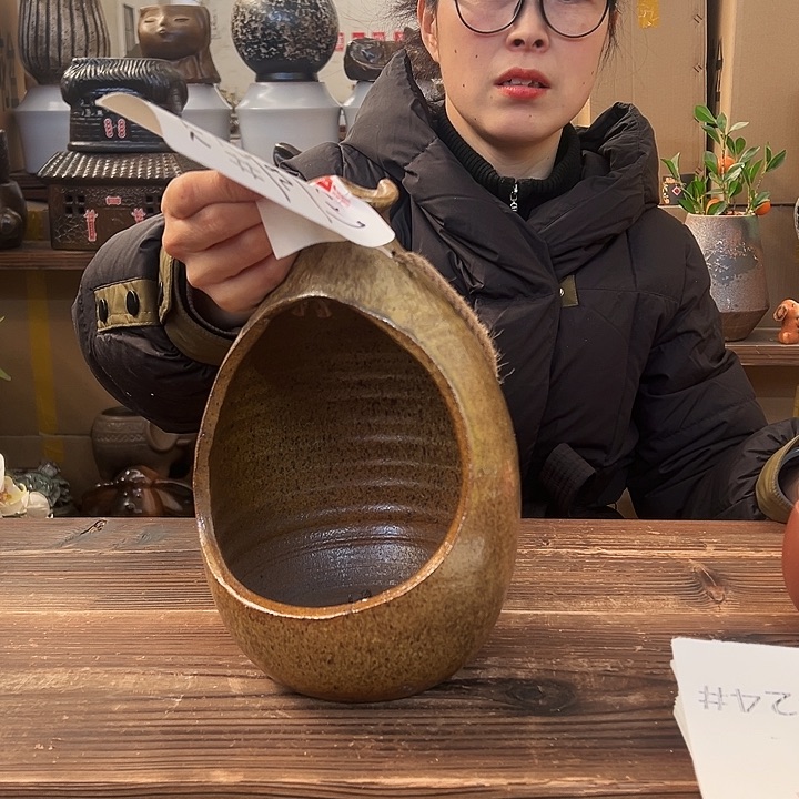 紫砂花盆无孔42222222222222瑕疵