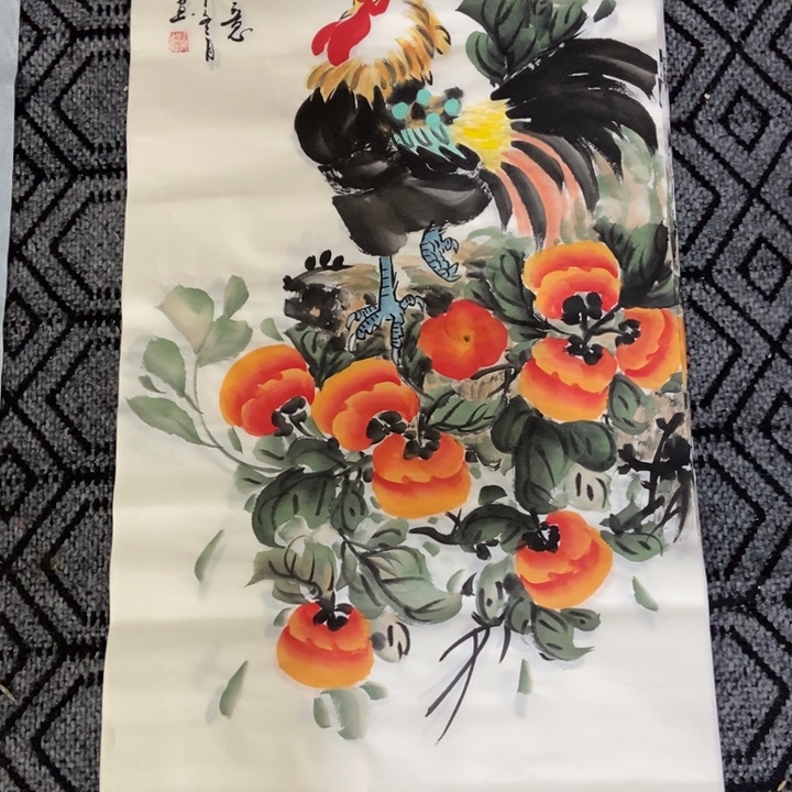 枕书斋画廊的直播间