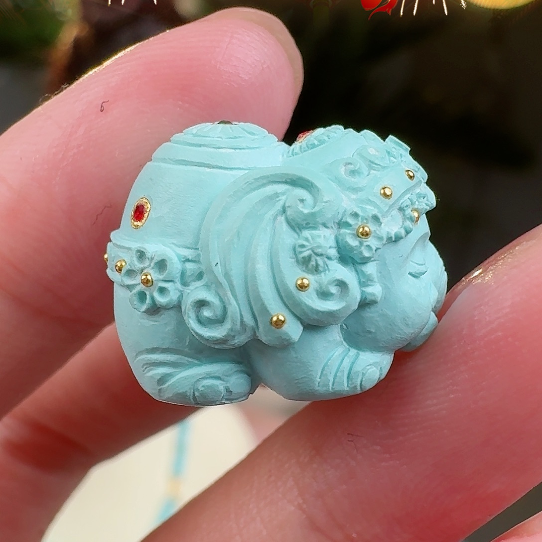 绿松石珠宝奇石未镶嵌