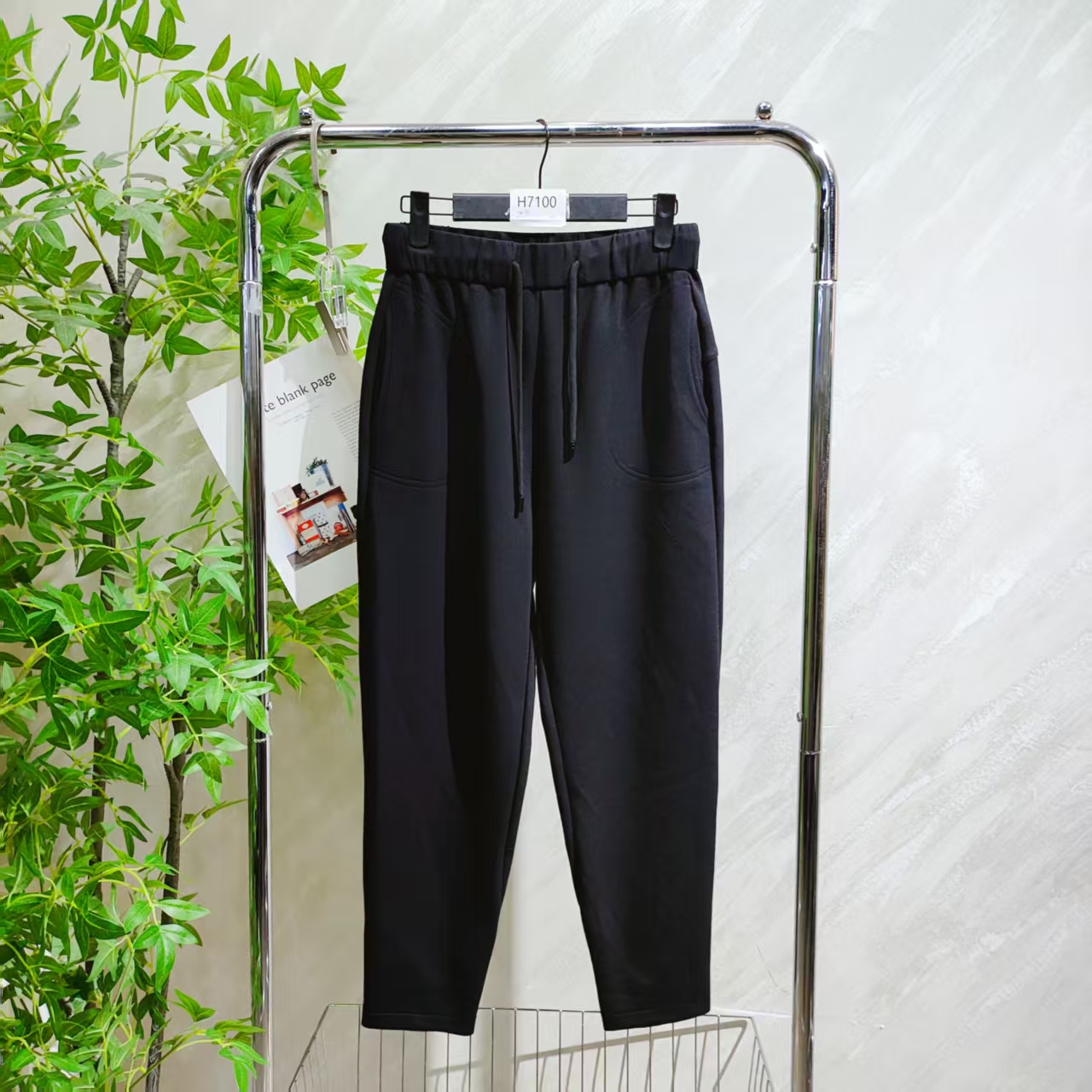 【H7100】 女士气质轻奢百搭休闲裤