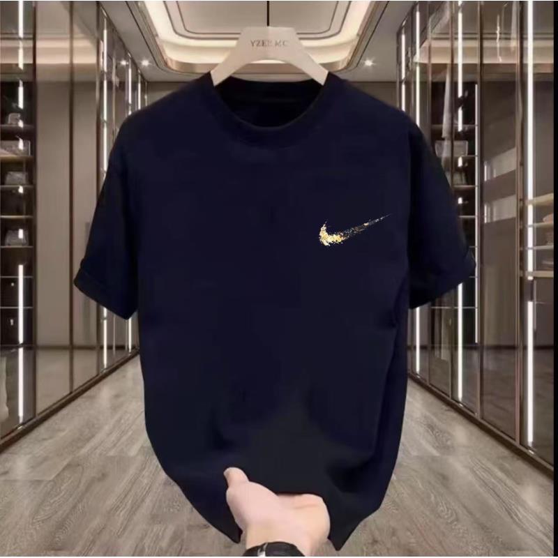 爆款男士t恤情侣装潮流夏季新款男款短袖T恤男生轻奢痞帅男装-A1