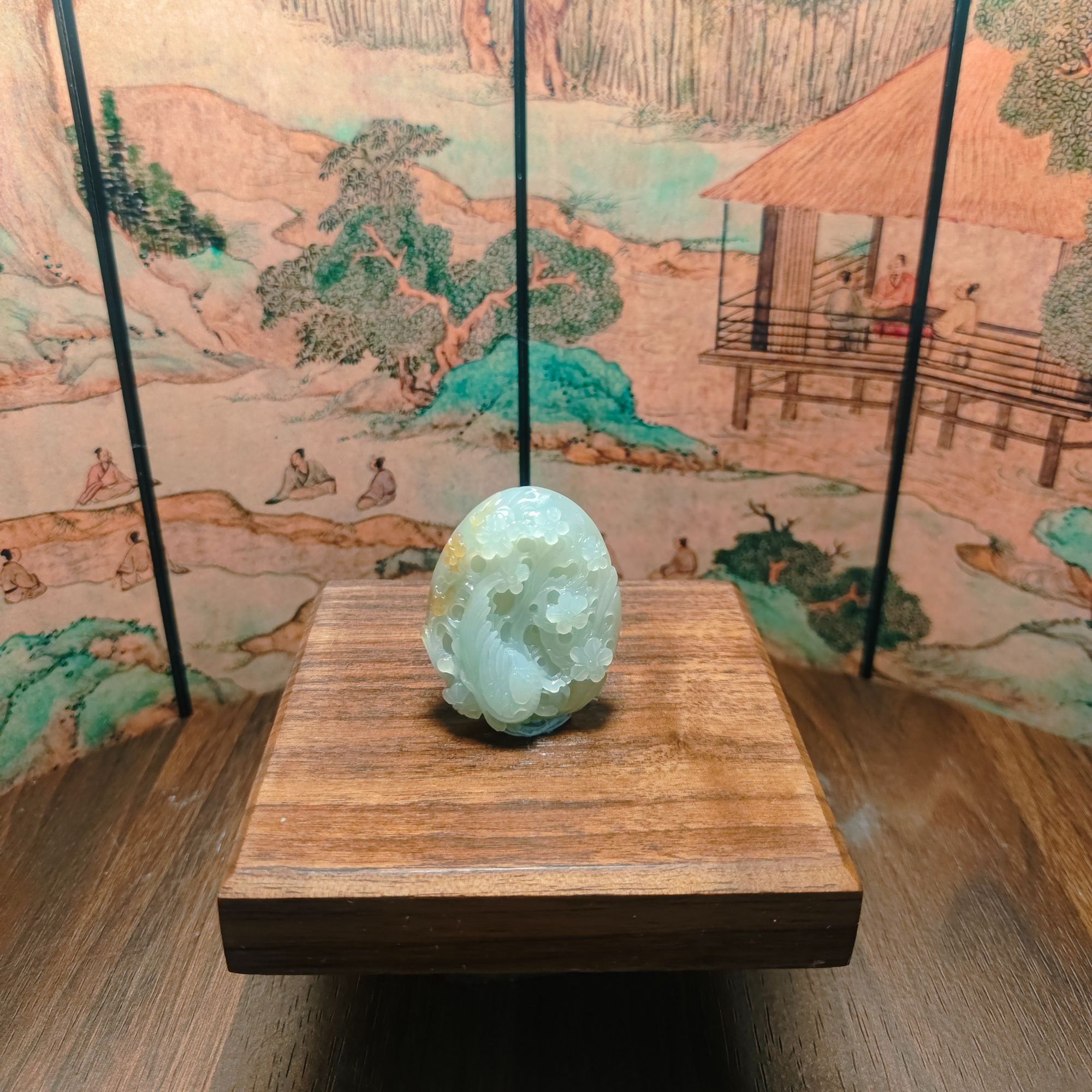 M和田玉喜上眉梢吊坠1335