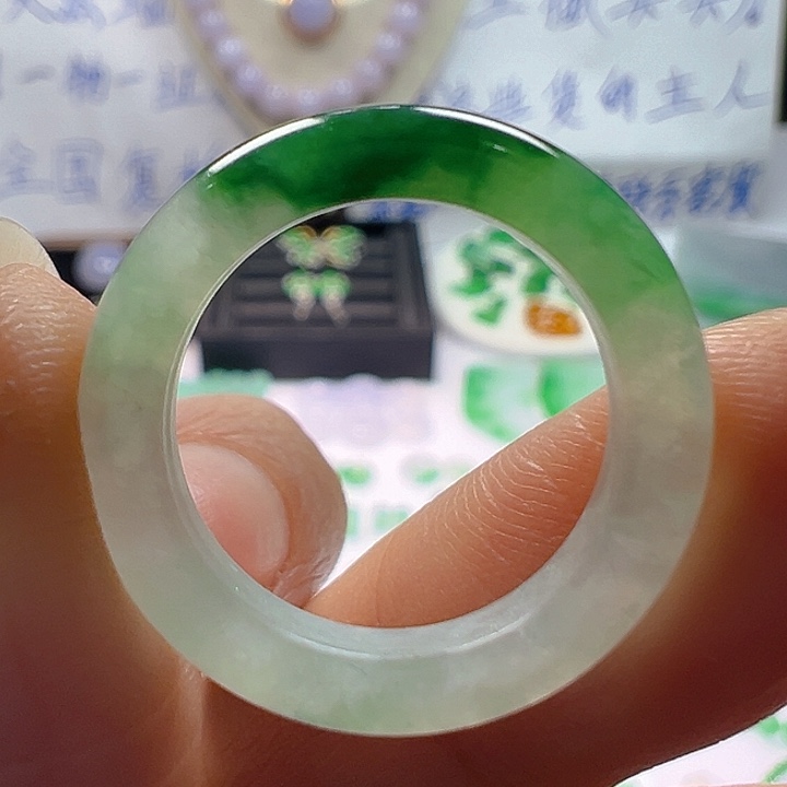 定制翡翠未镶嵌翡翠戒圈