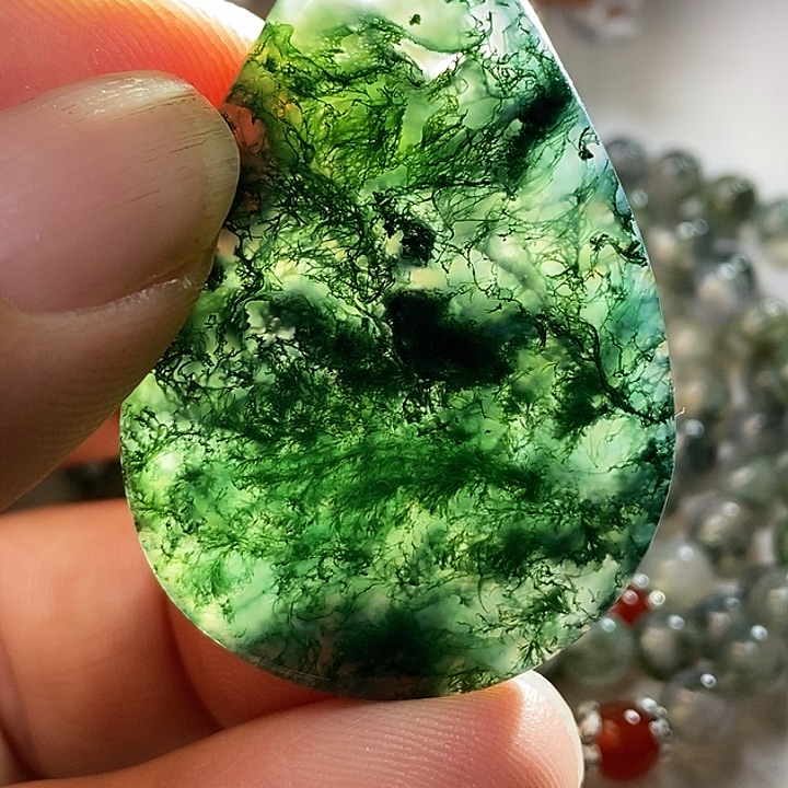 漂***）玛瑙/玉髓未镶嵌吊坠(不含链)