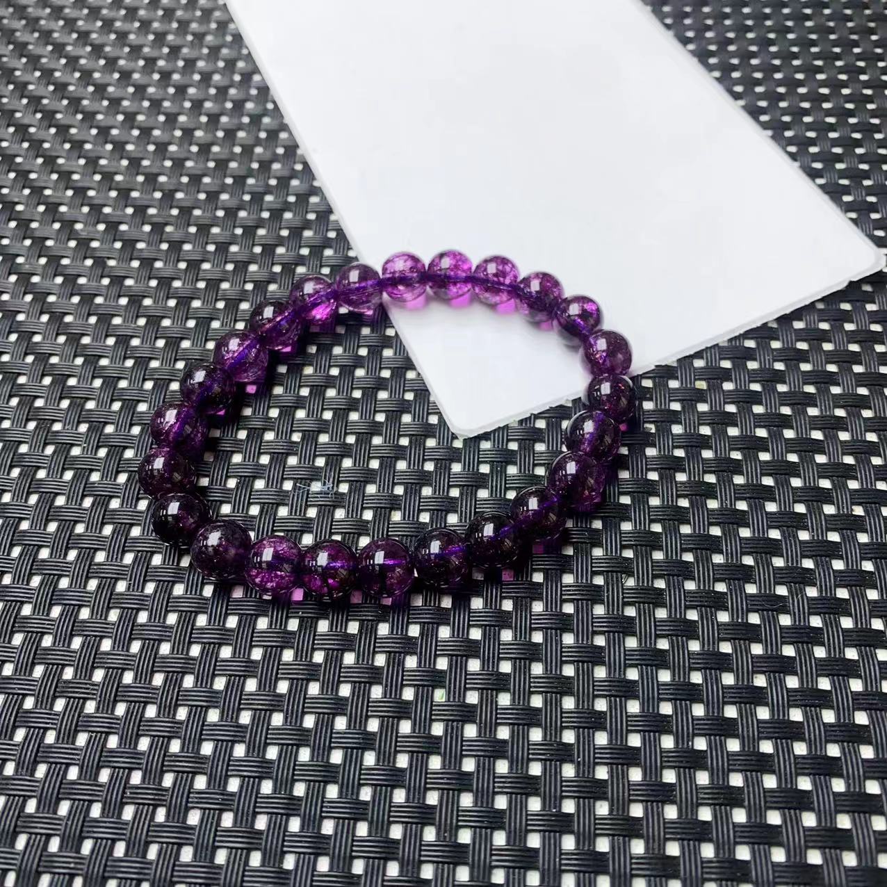 [聚小石]A487紫悠手链8M