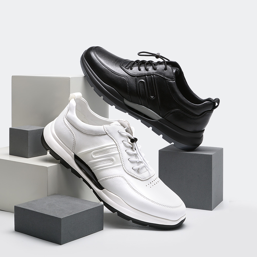 OB12002男士男款运动时尚休闲百搭真皮潮流品牌男鞋断码清仓