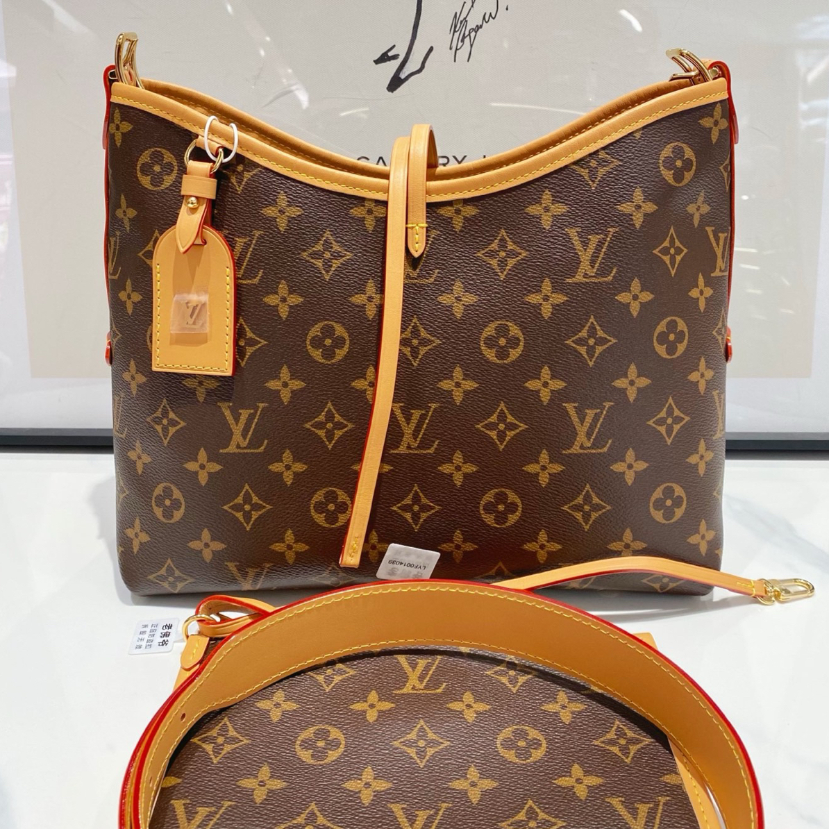 未使用 LouisVuitton/路易威登 lv carryall小号（14039）