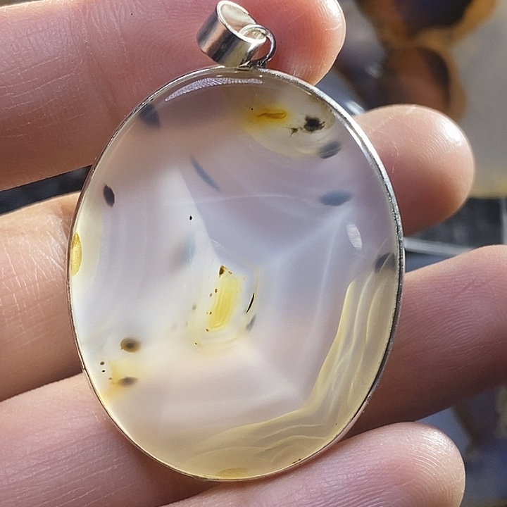 未镶嵌颈饰玛瑙/玉髓7*3