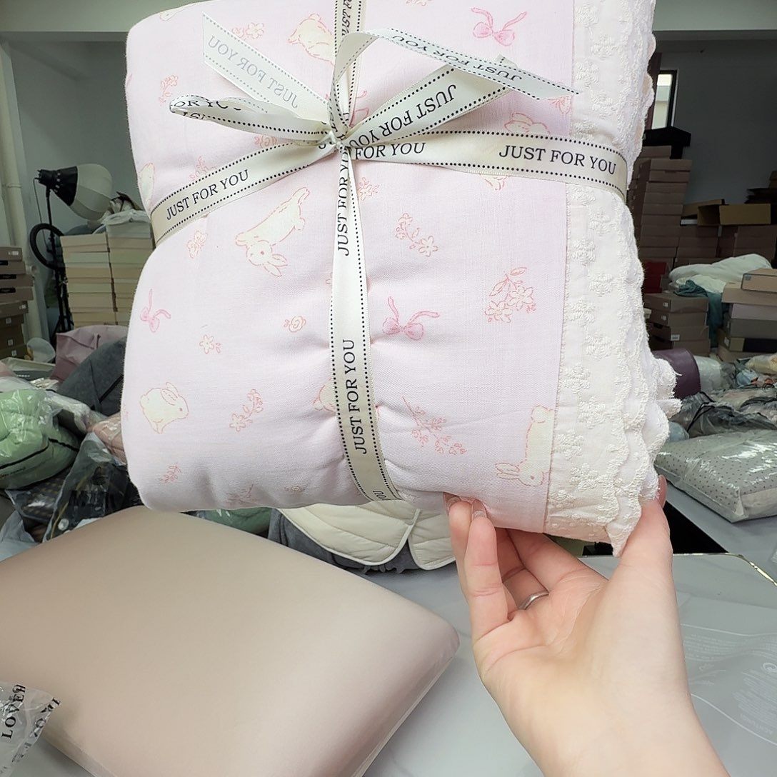 棉288标准四件套双层纱