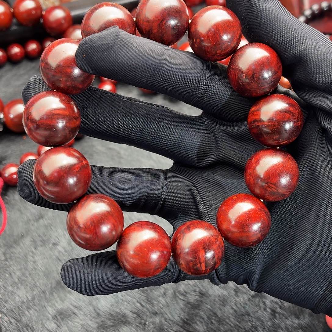 小叶紫檀手串/手链原汁原味瘤疤