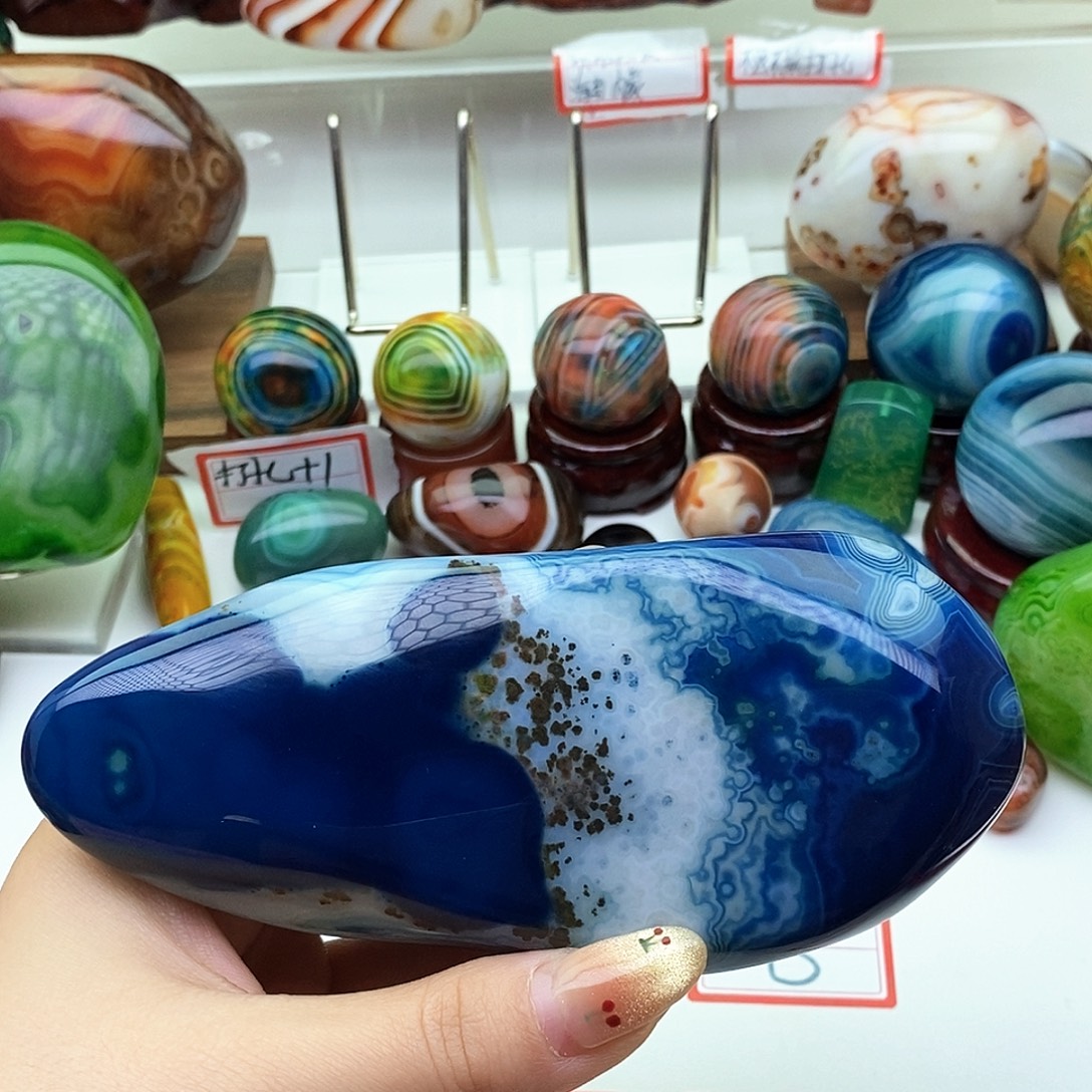 杯***海玛瑙/玉髓未镶嵌颈饰