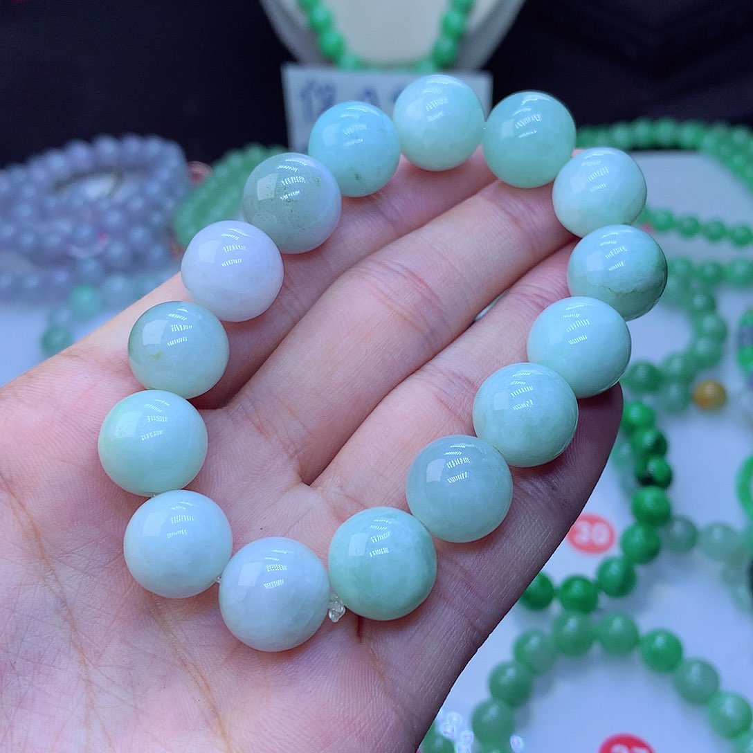 翡翠毛衣链未镶嵌14