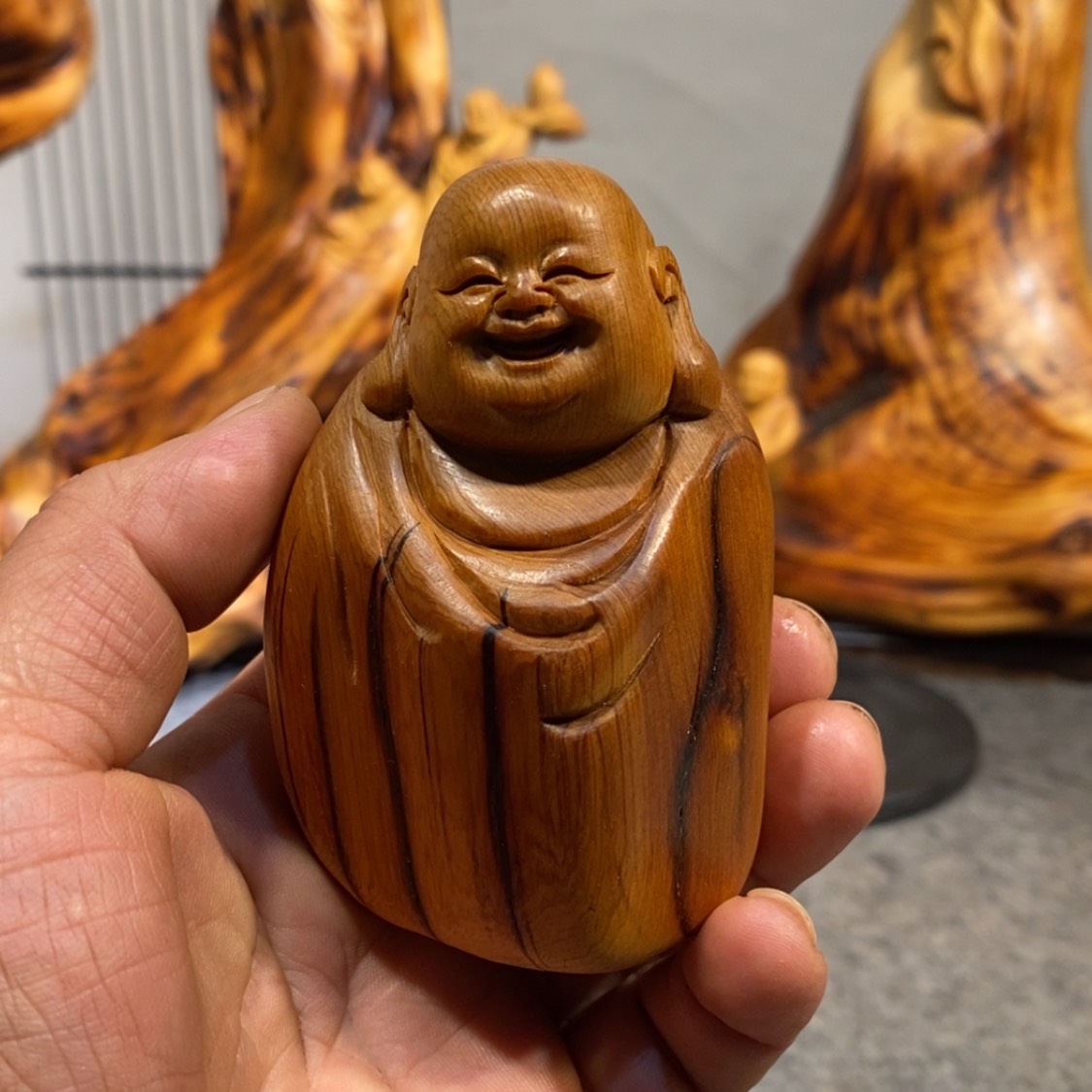【闪购商品】柏木（崖柏）木雕工艺品摆件工艺品装饰家居客厅手把件