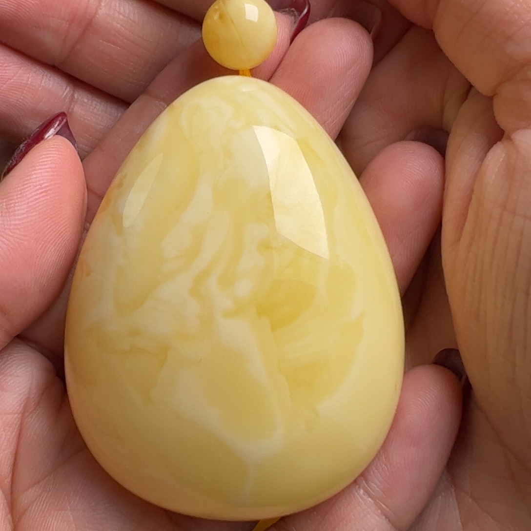 蜜蜡毛衣链未镶嵌无优化