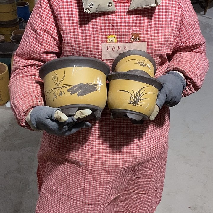 紫砂花盆紫砂花盆