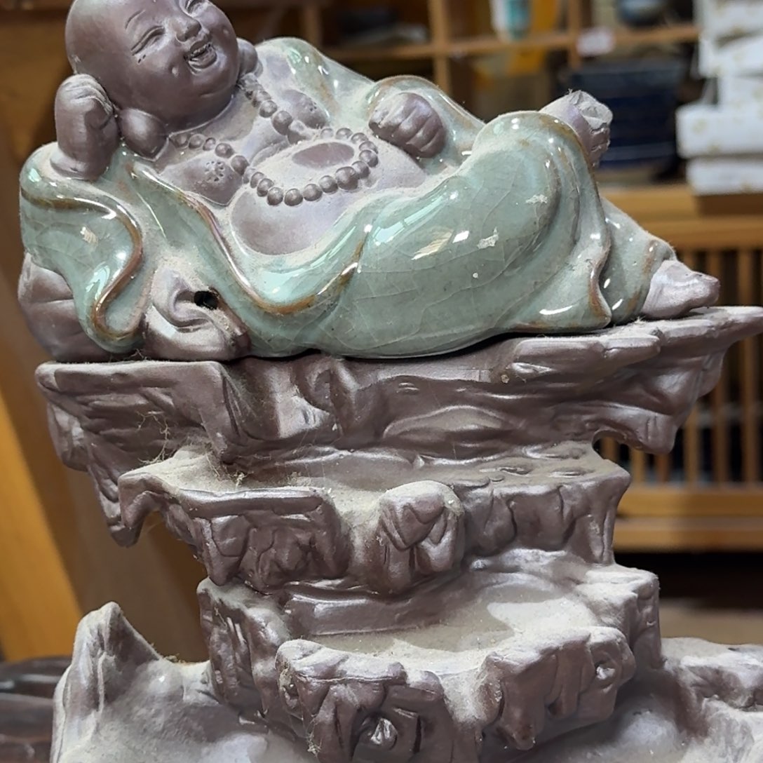 四***方微瑕疵介意勿拍陶瓷器皿X044缺口介意勿拍