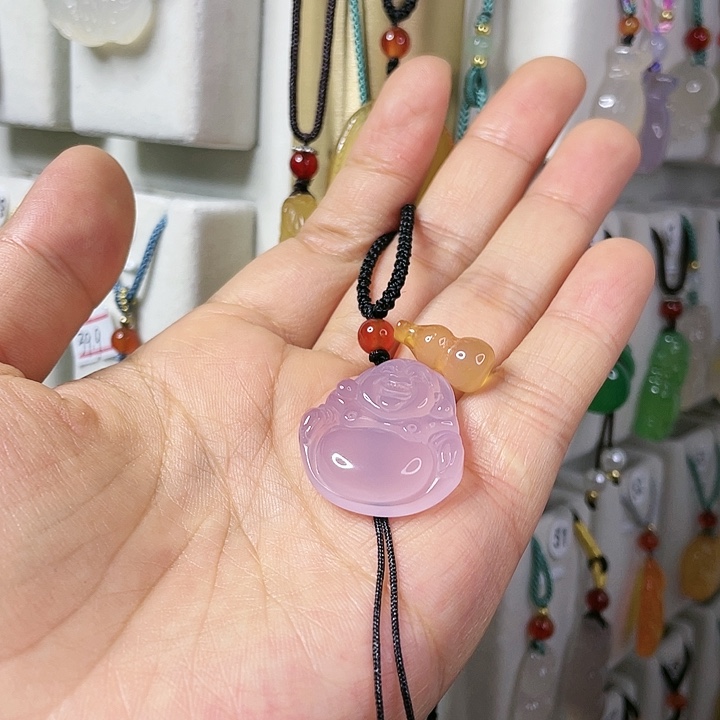 玛瑙/玉髓颈饰合金开****?
