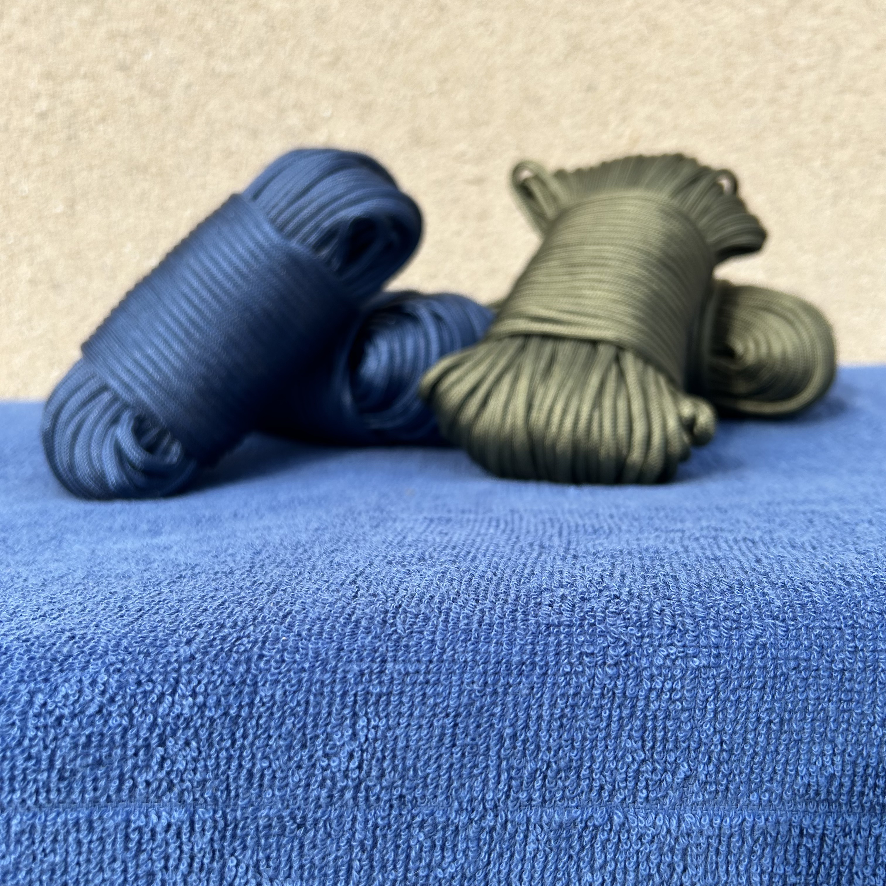 蓝色/绿色绳子（长31米）粗4.1毫米左右