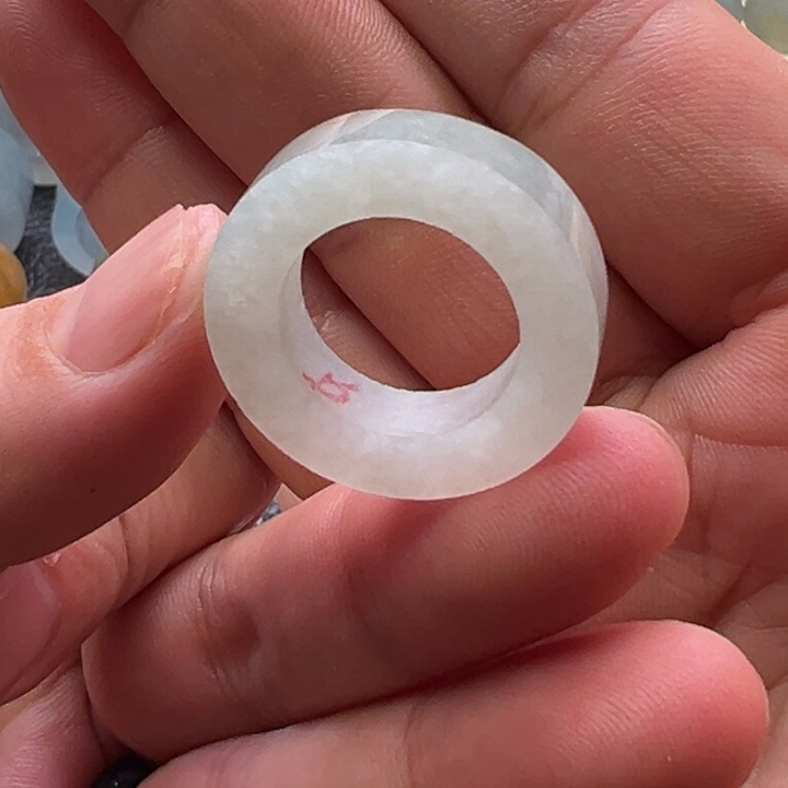定制翡翠未镶嵌翡翠戒指11-15
