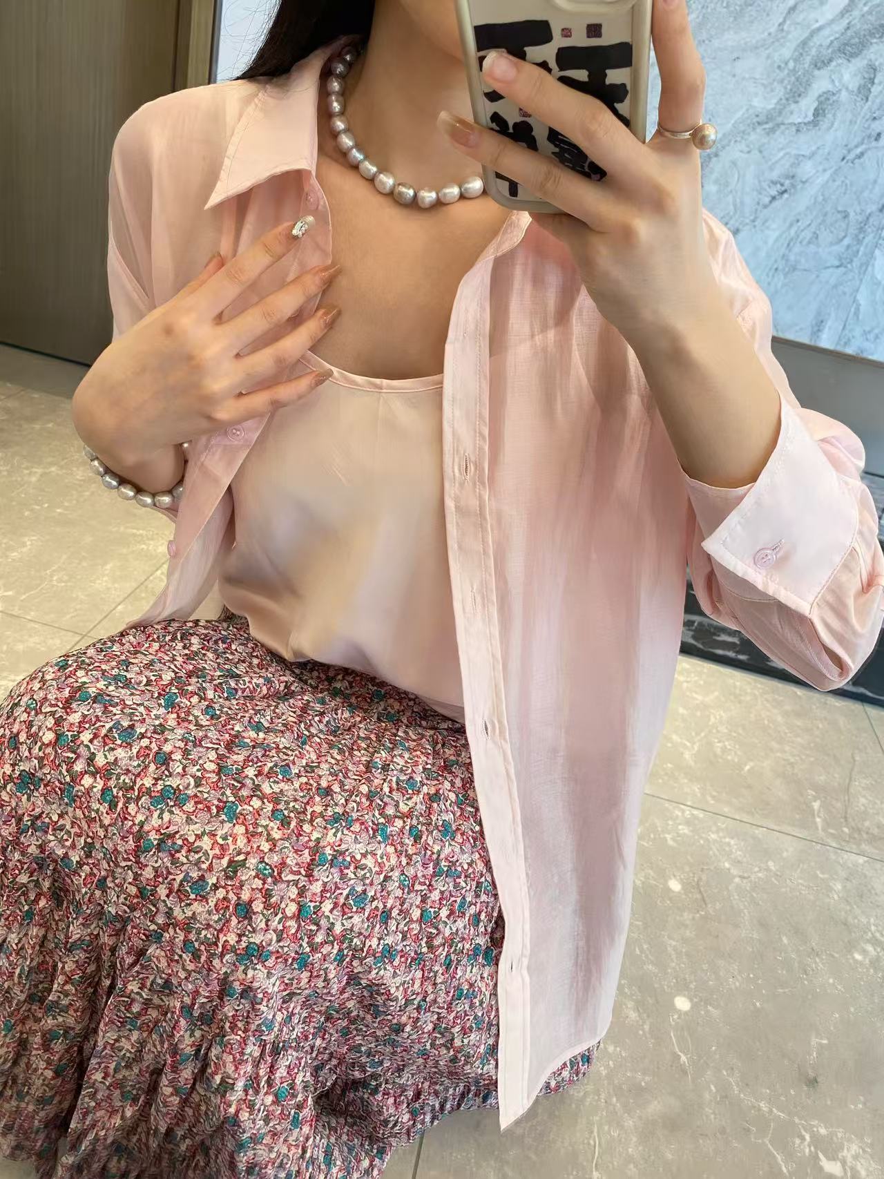 铜合金贝壳项链 巴洛克天然珠项链