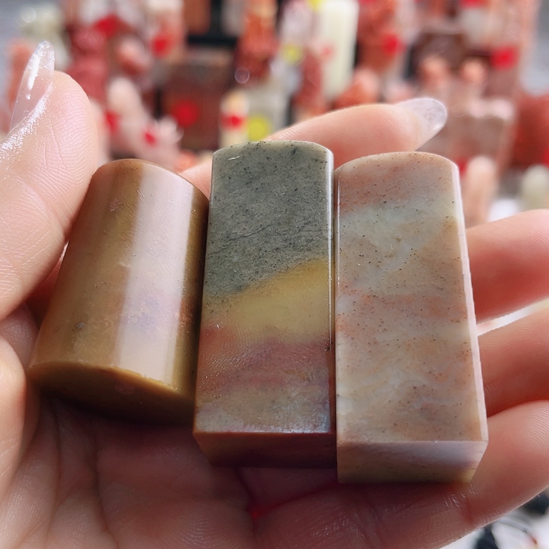 寿山石印石练*哥定制的