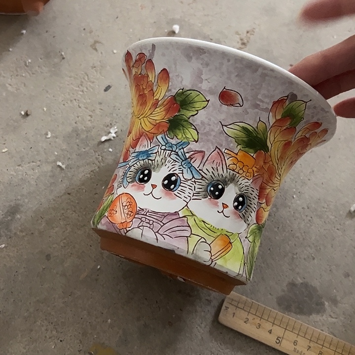 景德镇手绘花盆性价比超高