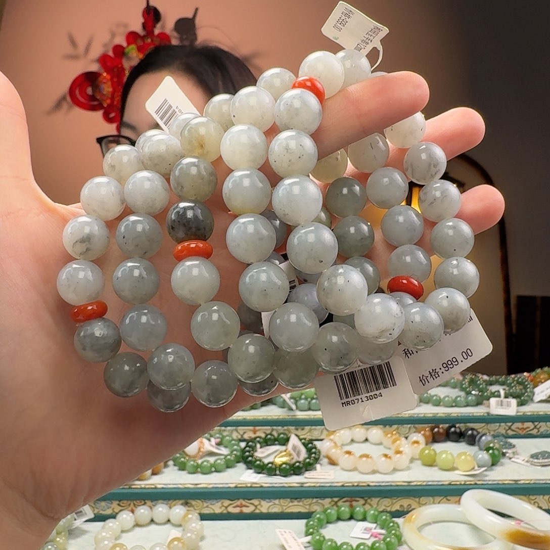 和田玉手串拍一发一多样性发货未镶嵌