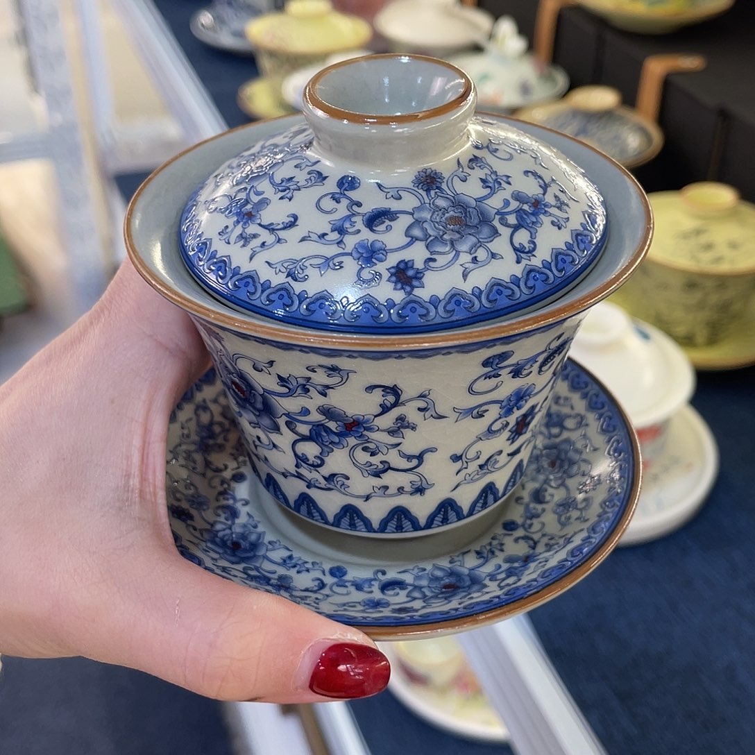 陶景德陶瓷盖碗茶具