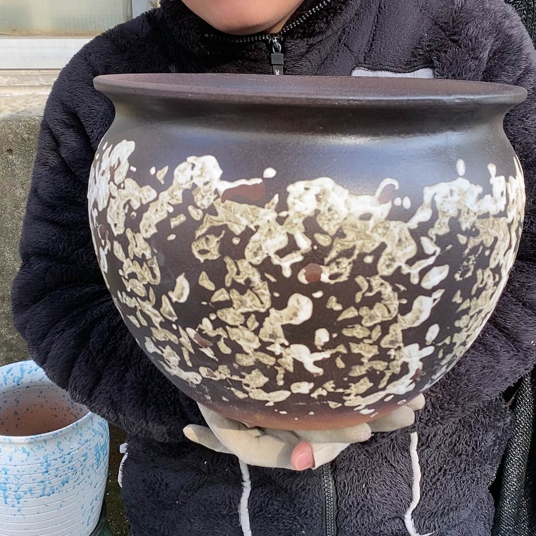 紫砂花盆正品口30高24