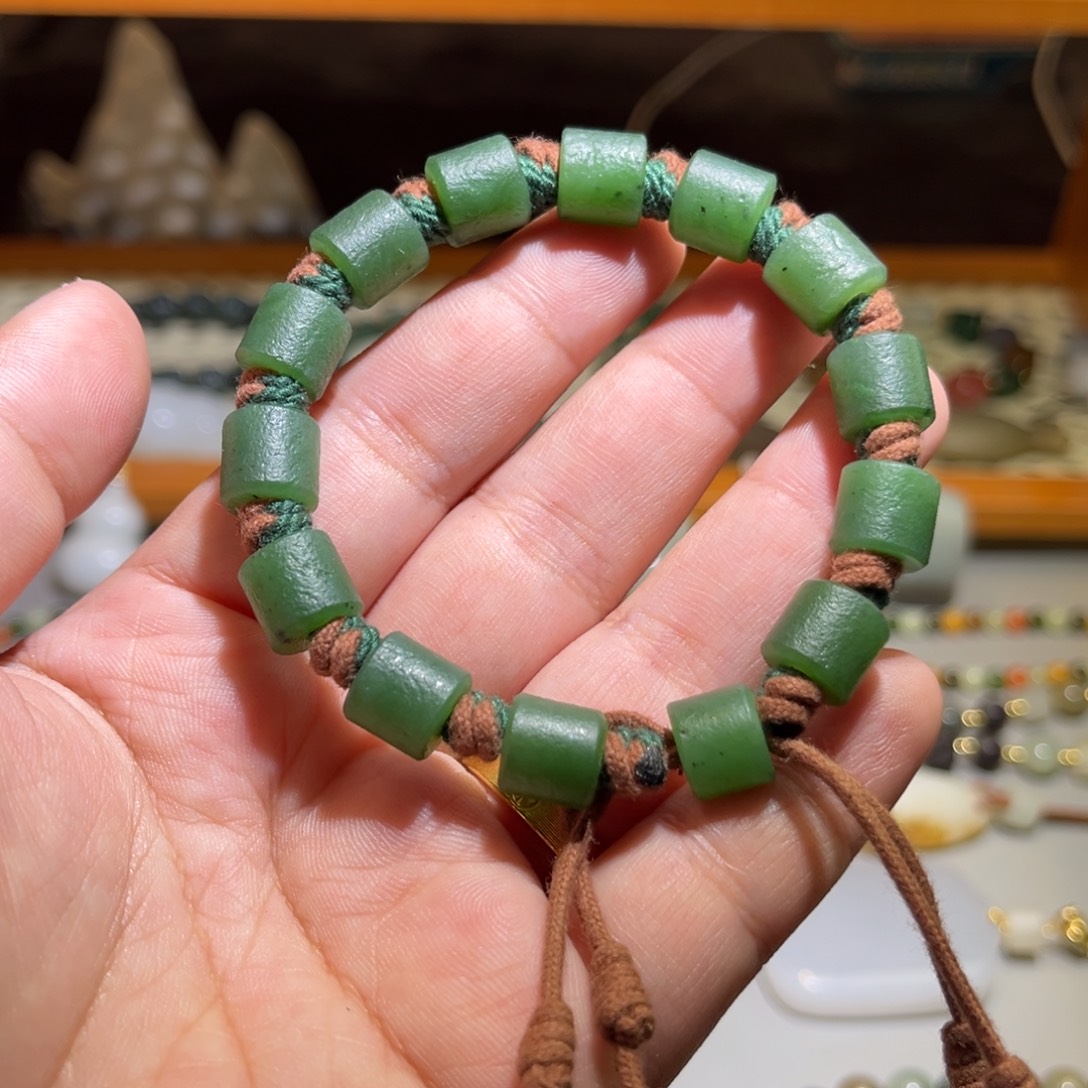 和田玉未镶嵌手链