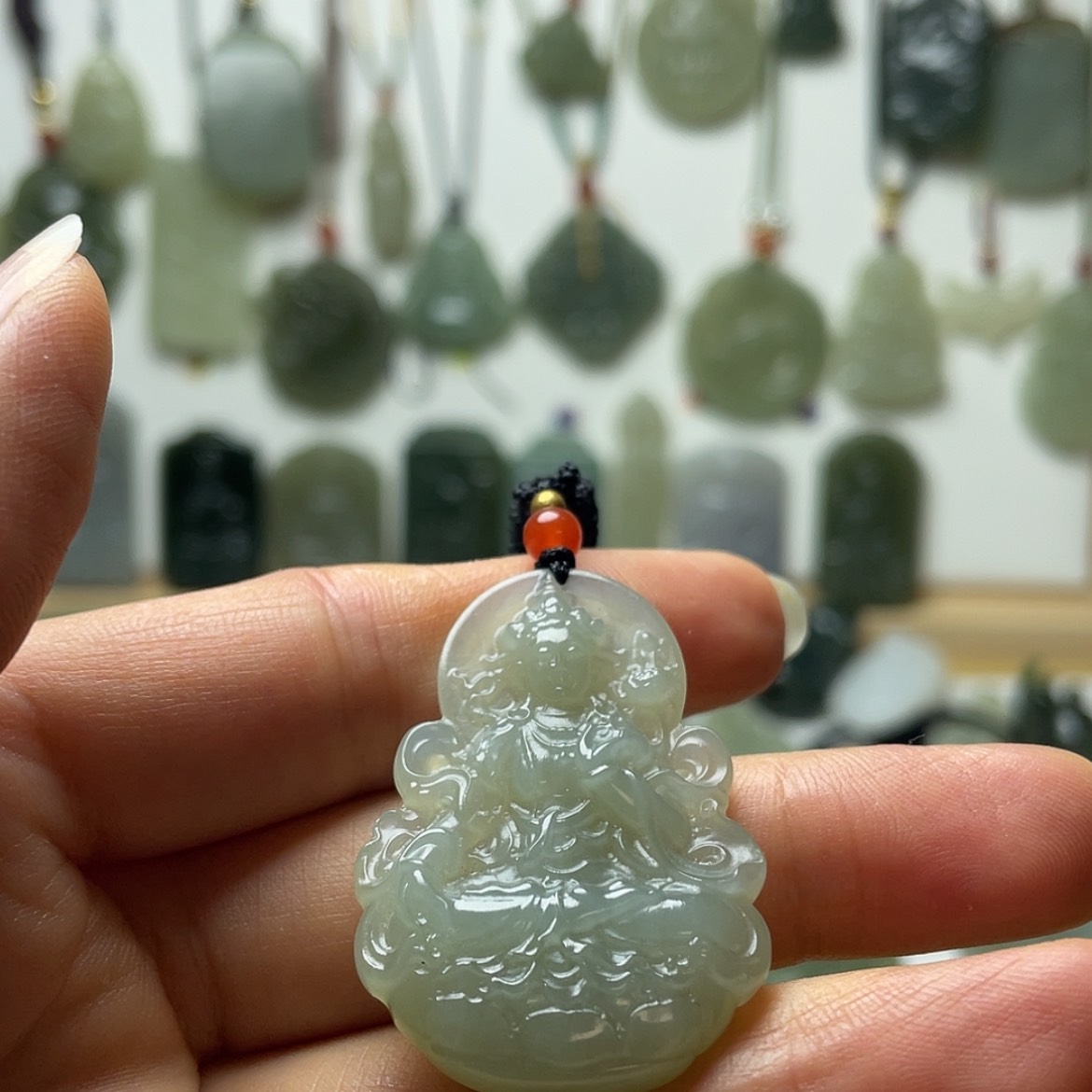 【闪购商品】和田玉未镶嵌车挂