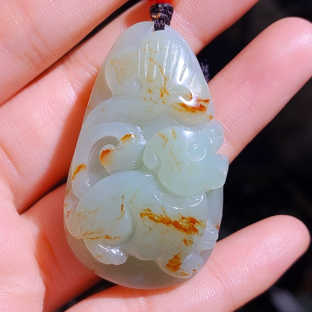 和田玉颈饰未镶嵌