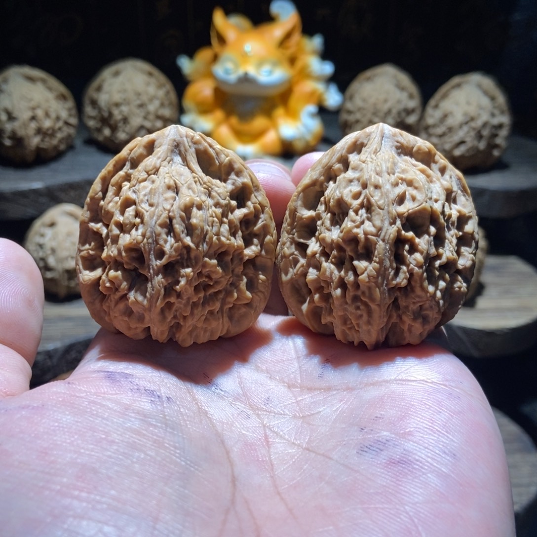 小***丑把件文玩核桃涿鹿南将石